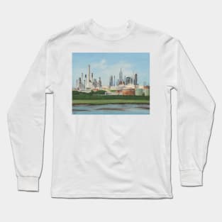 Fawley Oil Refinery Long Sleeve T-Shirt